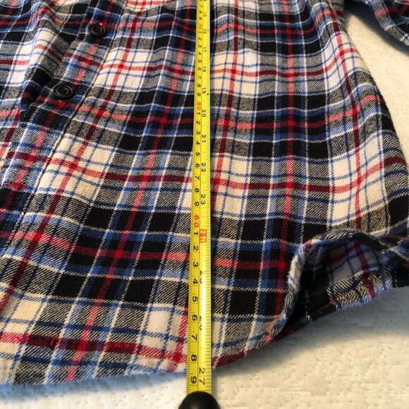 Coleman Flannel Shirt Mens Size XL Red Blue Plaid Long Sleeve Button Up - Picture 7 of 8
